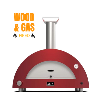 Alfa Moderno portable Wood Gas oven 2 pizza